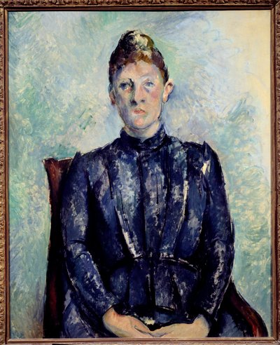 Portrét Madame Cezanne Malba Paula Cezanna (1839-1906) 19. století Sun. 0,65x0,81 m Paříž, Musee de l