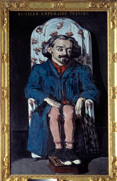 Portrét malíře Achille Emperaire (1829-1898) Obraz Paula Cezanna (1839-1906) 1868 Rozm. 2x1,2 m Paříž, musee d