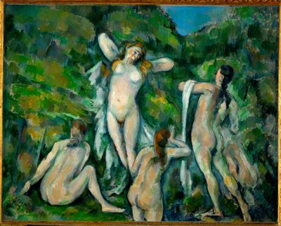 Čtyři koupající se od Paul Cézanne