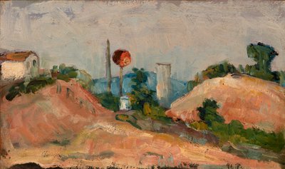 Železniční řez od Paul Cézanne