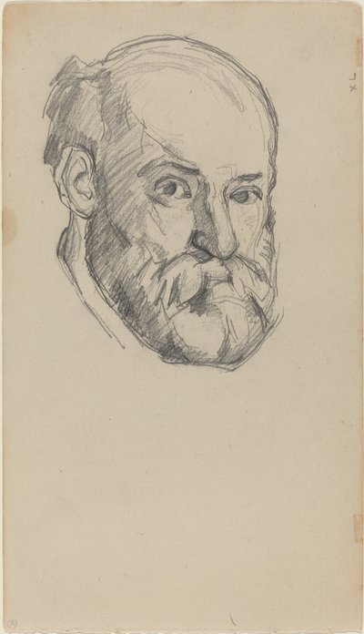 Autoportrét [recto], c. 18801882. od Paul Cézanne