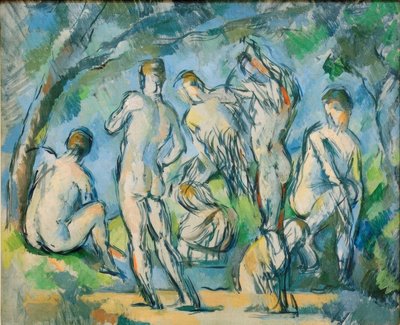 Sedm koupajících od Paul Cézanne