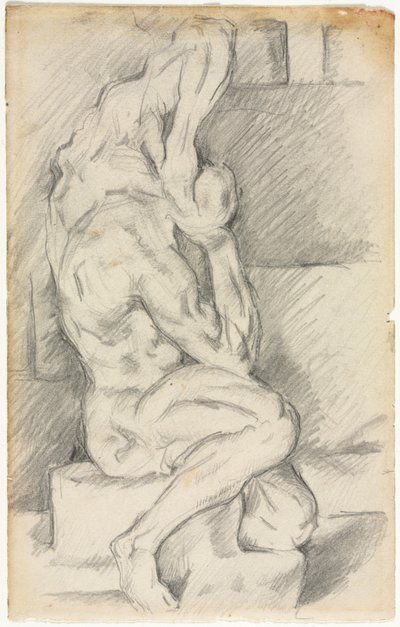 Sketch of Anatomical Sculpture recto Sketch of Madame Cézanne verso, 188184. od Paul Cézanne