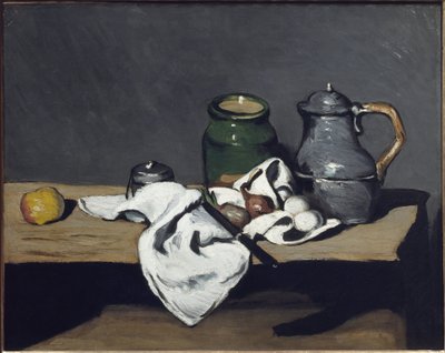 Zátiší s varnou konvicí - olej na plátně od Paul Cézanne