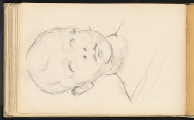 Studie Desideria da Settignana "Bust of a Child" od Paul Cézanne