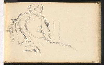 Studie Pugetova "Herkula odpočívajícího" od Paul Cézanne