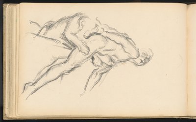 Studie Pugetova "Milo of Crotona" od Paul Cézanne
