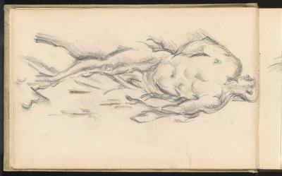 Studie Pugetova "Milo of Crotona" od Paul Cézanne