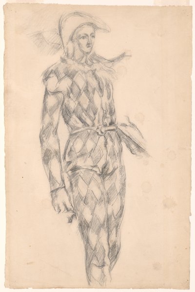 Studie Harlekýna od Paul Cézanne