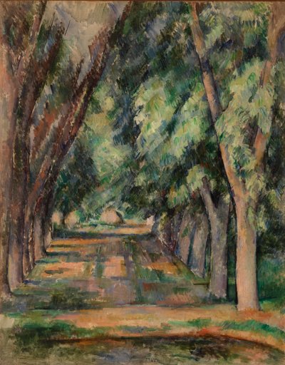 Alej kaštanů v Jas de Bouffan od Paul Cézanne