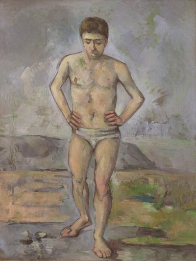 The Bather, c.1885 od Paul Cézanne