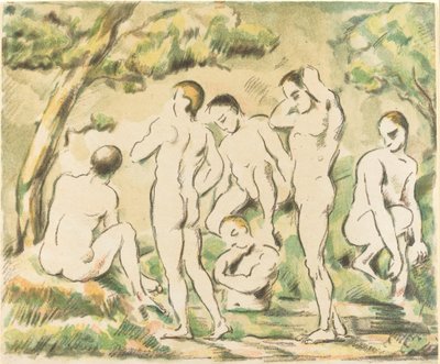 The Bathers Small Tale, 1897. od Paul Cézanne