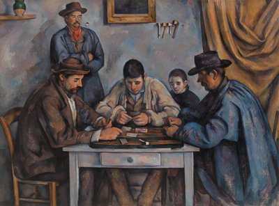 Hráči karet od Paul Cézanne