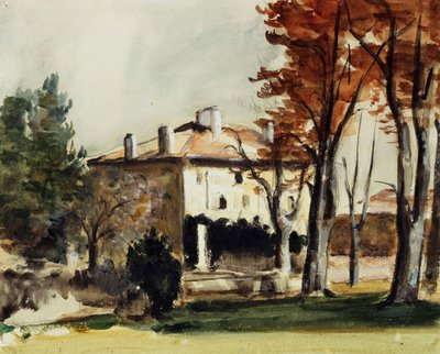 Dům Jas de Bouffan; Panství Jas de Bouffan, c.1870 od Paul Cézanne