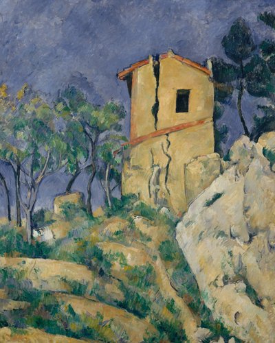 Dům s popraskanými zdmi, 1892-94 od Paul Cézanne
