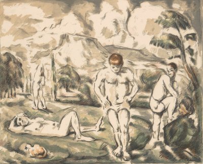 The Large Bathers The Large Bathers, ca. 1898, ca. 1898. od Paul Cézanne