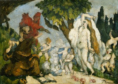 Pokušení svatého Antonína; Pokušení sv, kolem roku 1874 od Paul Cézanne