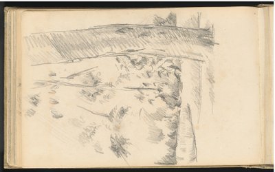 Stromy a keře od Paul Cézanne
