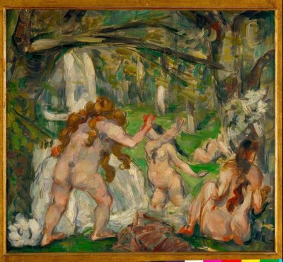 Tři koupající se od Paul Cézanne