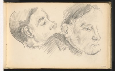 Dvě hlavy od Paul Cézanne