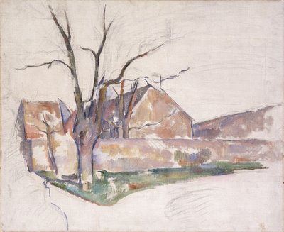 Zimní krajina, kolem roku 1885 od Paul Cézanne