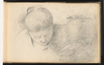Žena nakloněná vpřed, 18901894. od Paul Cézanne