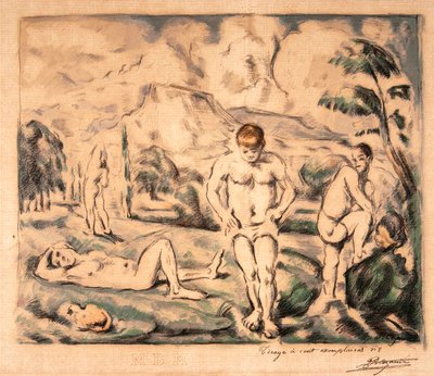 The Large Bathers od Paul Cézanne, Auguste Clot