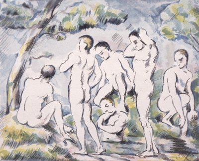 Malí lazebníci od Paul Cézanne, Auguste Clot