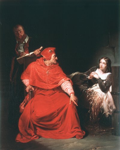 Johanka z Arku ve vězení, 1825 od Paul Delaroche