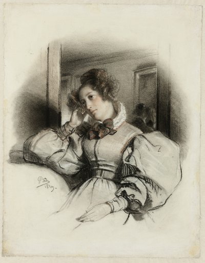 Portrét paní E.D. od Paul Delaroche