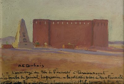 Ermitáž otce Charlese Eugena de Foucauld (1858-1916) v Tamanrasset od Paul Elie Dubois