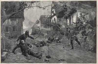 Válka 1870-1871 - v bitvě u Woerth (nebo bitvě u Froeschwiller Woerth, Froeschwiller-Woerth), 6. srpna od Paul Émile Boutigny