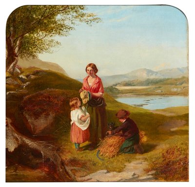 The Young Harvester (olejové plátno) od Paul Falconer (attr. to) Poole