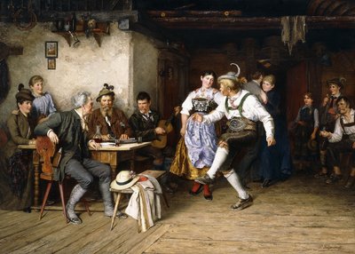 Interiér Weinstube (olej na plátně) od Paul Felgentreff