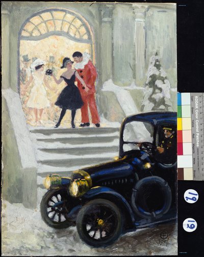 Po plese, 1917 od Paul Fischer
