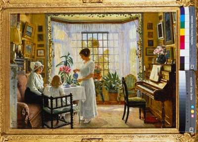 Odpolední čaj, 1914 od Paul Fischer