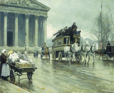 Boulevard na Madeleine, Paříž od Paul Fischer