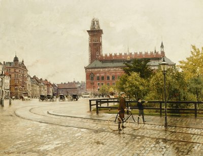 Raadhuspladsen, Kodaň, 1893 od Paul Fischer