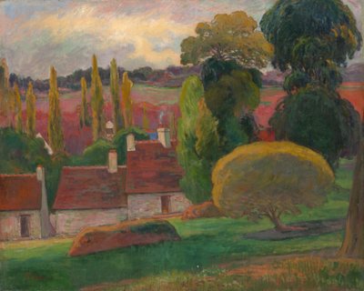 Farma v Bretani, kolem roku 1894 od Paul Gauguin