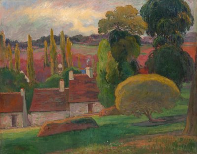 Farma v Bretani, ca. 1894. od Paul Gauguin