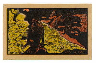 Auti te pape (Ženy u řeky), z Noa Noa Suite od Paul Gauguin