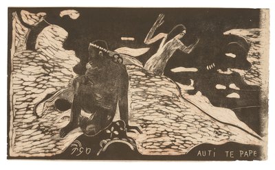 Auti te pape (Ženy u řeky), z Noa Noa Suite od Paul Gauguin