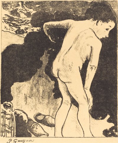 Bathers in Bretany Breton Bathers, 1889. od Paul Gauguin
