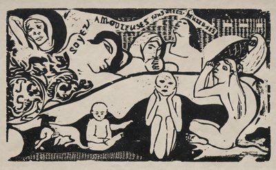 Buďte zamilovaní a budete šťastní. od Paul Gauguin