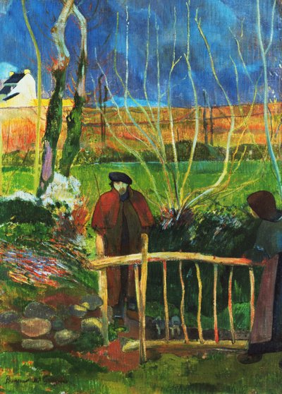 Dobrý den, pane Gauguine. od Paul Gauguin