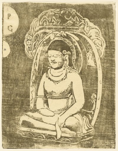 Buddha Buddha v roce 1895 nebo později. od Paul Gauguin