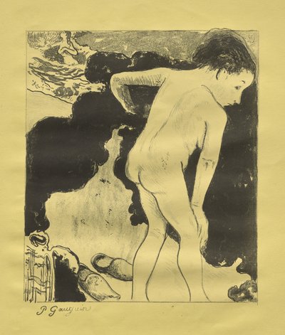 Bretonští koupači od Paul Gauguin