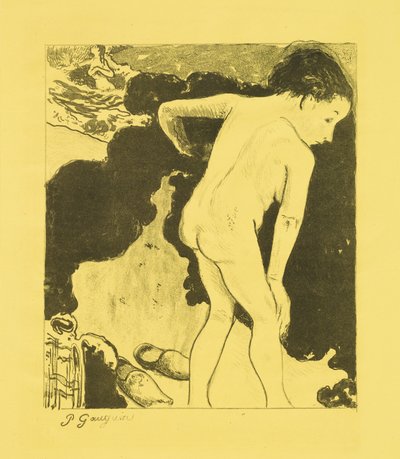Bretonische Badende od Paul Gauguin