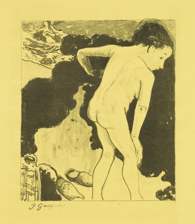 Bretonští koupači od Paul Gauguin