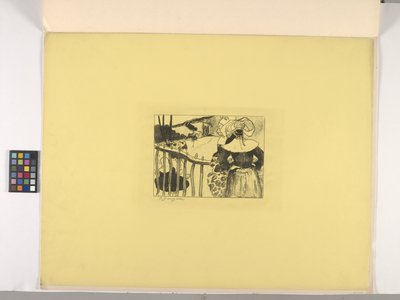 Breton ženy U Plotu od Paul Gauguin